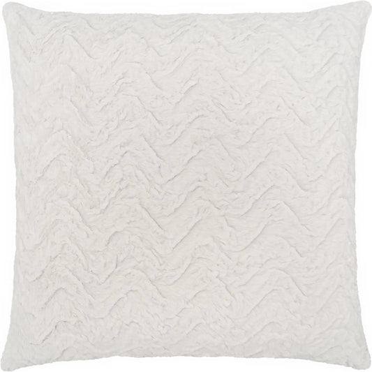 Beluga Pillow by DV Kap Home in white. Made from 100% polyester in a unique style.