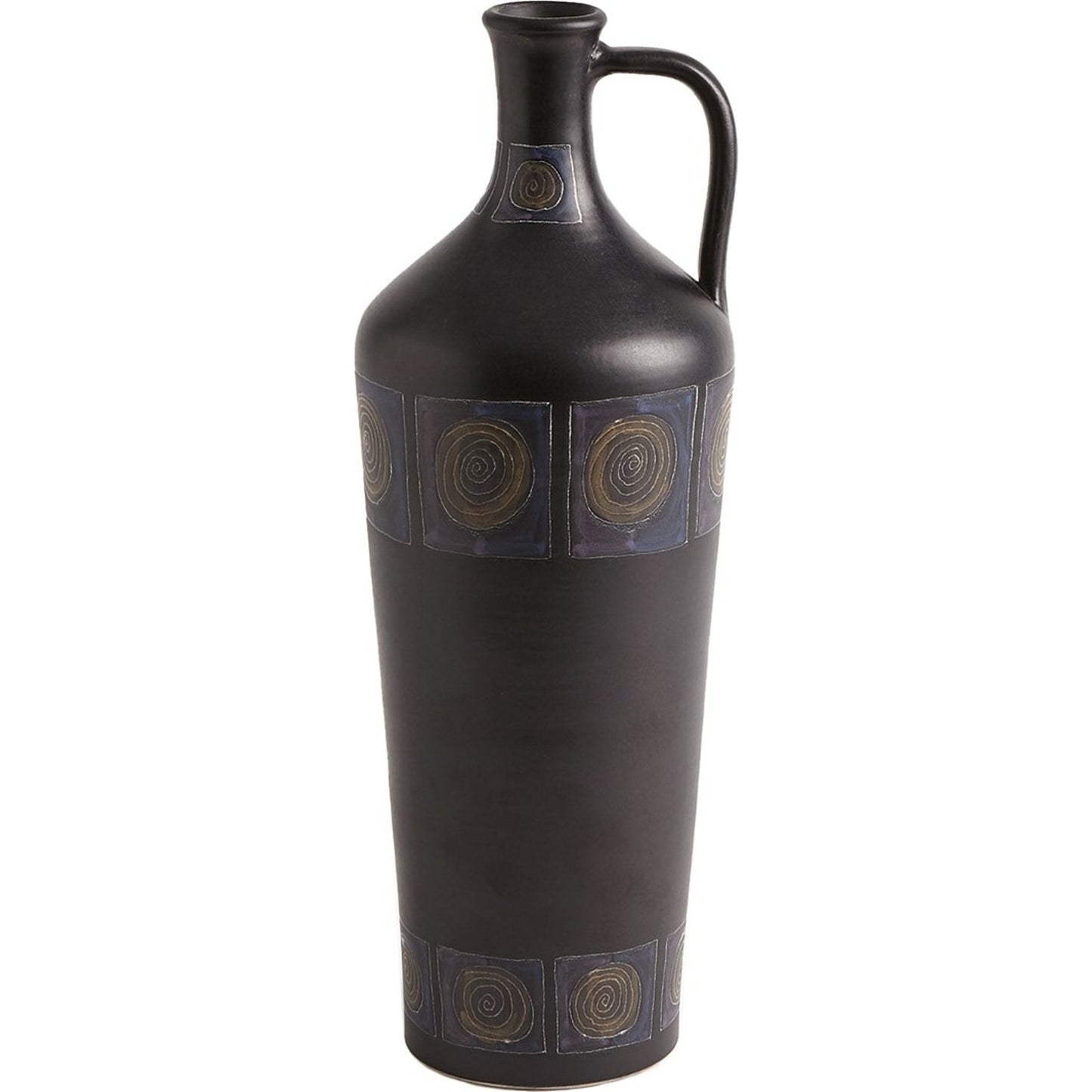 002 SR-939837 | Additional Silo | Etched Bottle by Global Views in multi pattern. Made from earthenware in a eclectic & global style.