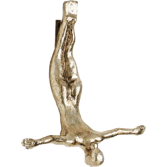 Wall Diver by Global Views in silver and bronze. Made from unique in a unique style.