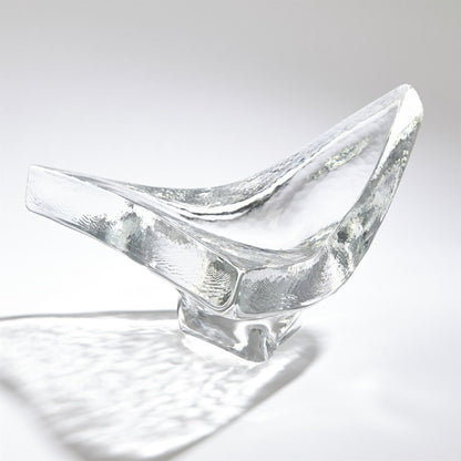 Triangle Slab Bowl by Global Views. Made from glass in a eclectic & global style.