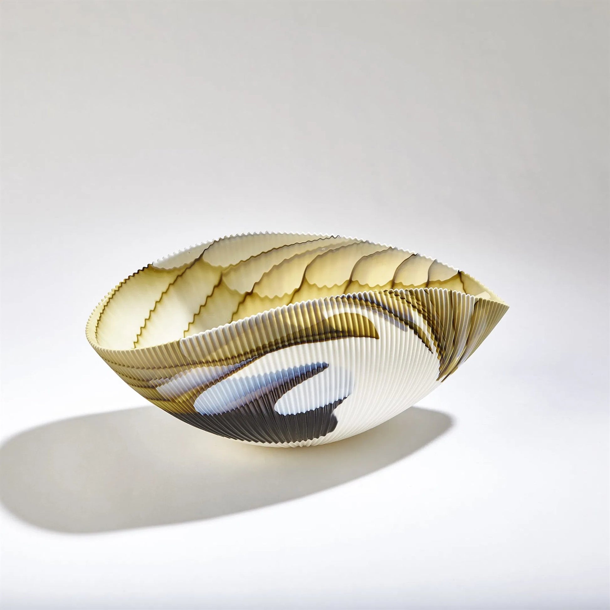 Pleated Bowl by Global Views. Made from unique in a eclectic & global style.