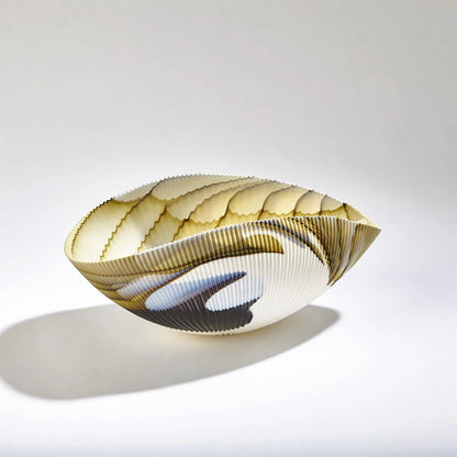 Pleated Bowl by Global Views. Made from unique in a eclectic & global style.