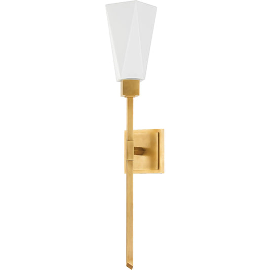 Artemis Sconce by Corbett. Made from brass in a modern style.