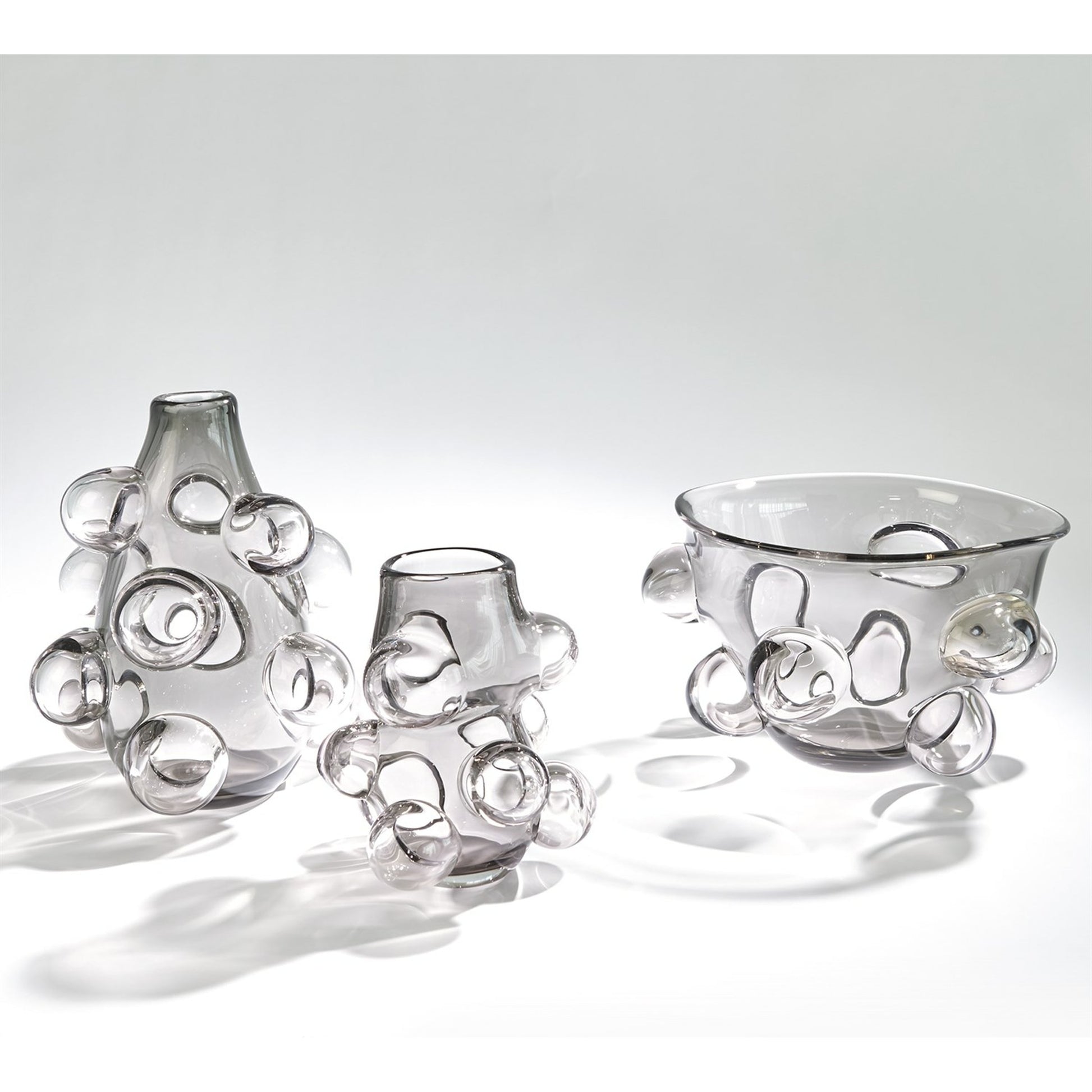 Bubbled Vase by Global Views. Made from artglass in a eclectic & global style.