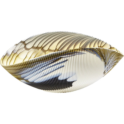 Pleated Bowl by Global Views. Made from unique in a eclectic & global style.