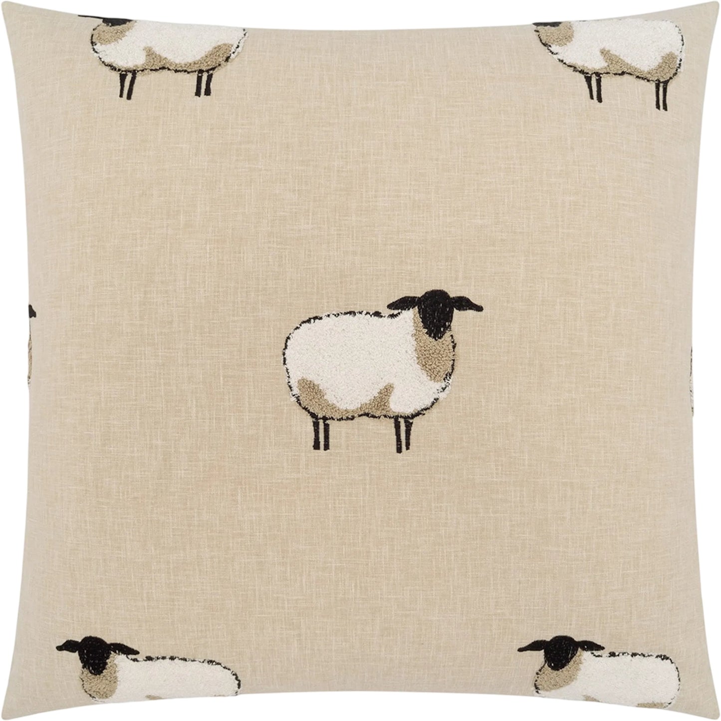 001 SI-2533711 | Primary Silo | Little Boo Pillow by DV Kap Home in tan. Made from polyester 52%, cotton 48% in a unique style.