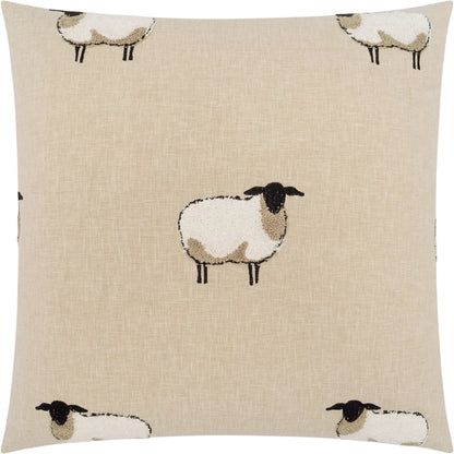 Little Boo Pillow by DV Kap Home in tan. Made from polyester 52%, cotton 48% in a unique style.