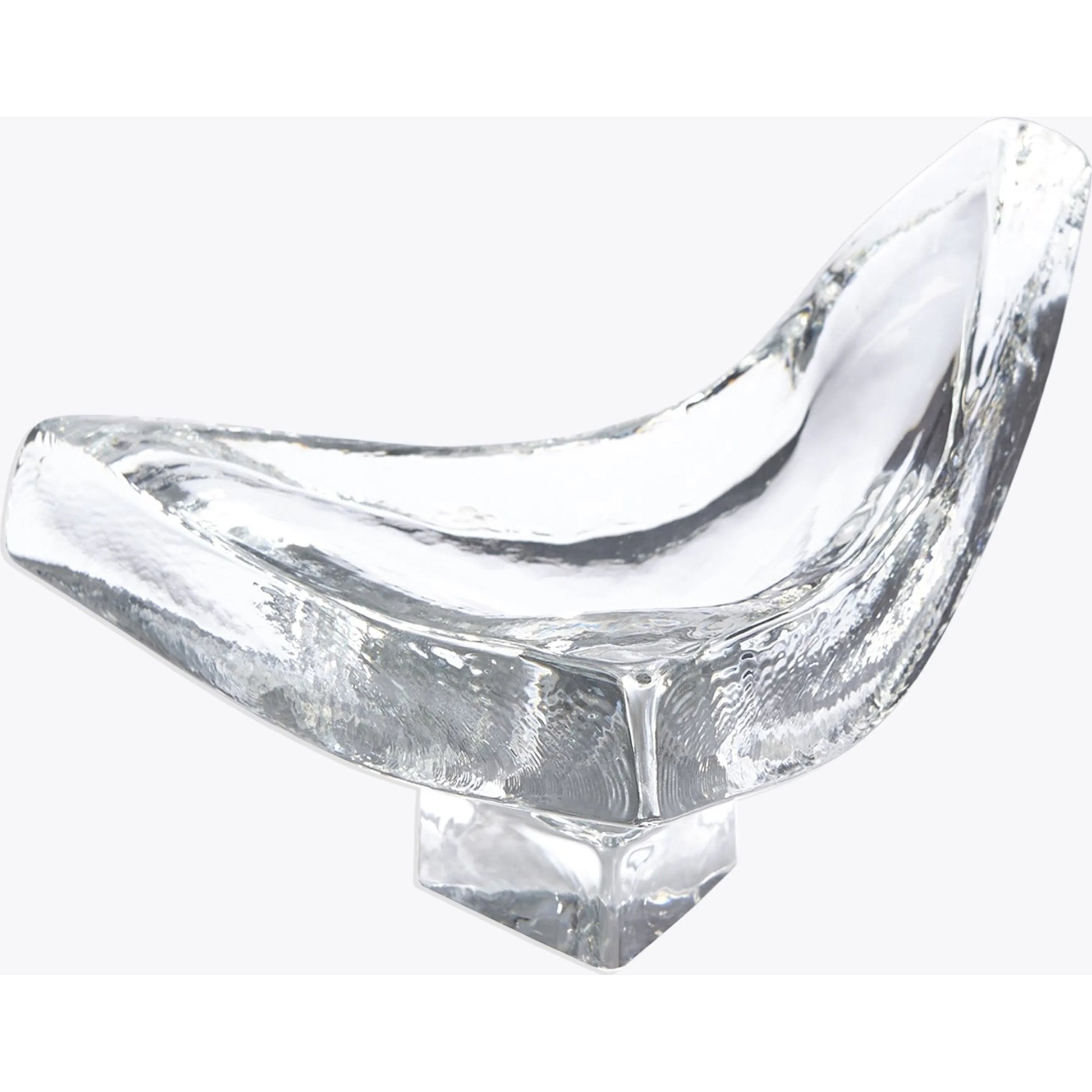 Triangle Slab Bowl by Global Views. Made from glass in a eclectic & global style.