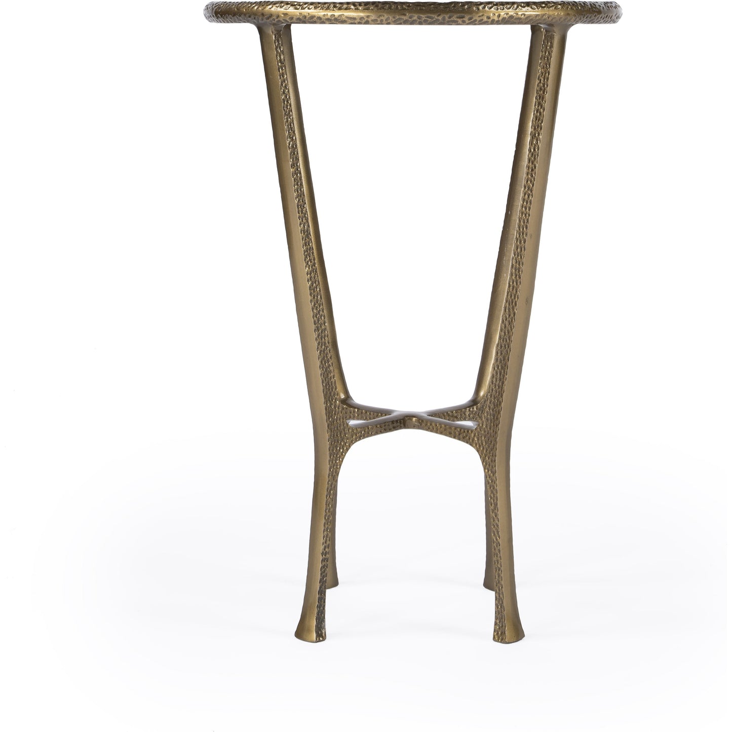 004 SI-1822362 | Additional Silo | Switlania Side Table by Butler Specialty Company in gold and gold. Made from aluminum, marble in a modern style.