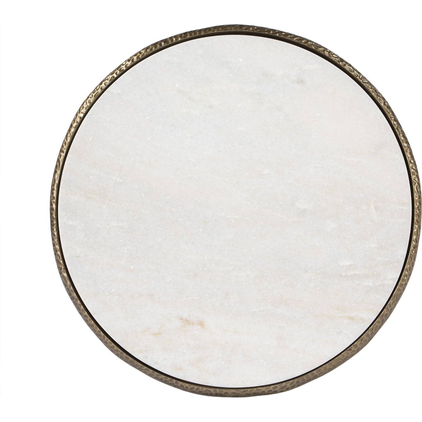 009 SI-1822362 | Closeup | Switlania Side Table by Butler Specialty Company in gold and gold. Made from aluminum, marble in a modern style.