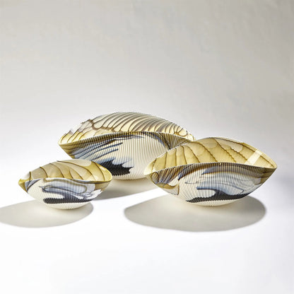 Pleated Bowl by Global Views. Made from unique in a eclectic & global style.