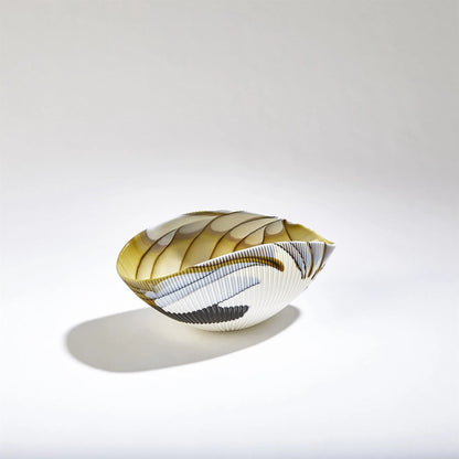 Pleated Bowl by Global Views. Made from unique in a eclectic & global style.