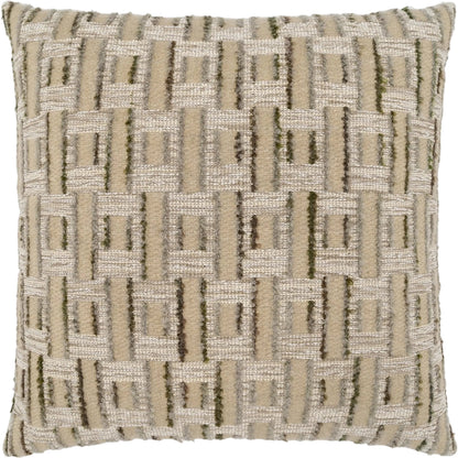 Gilbert Pillow by DV Kap Home. Made from 46% acrylic, 39% polyester, 14% cotton, 1% linen in a unique style.