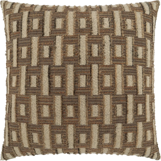 Gilbert Pillow by DV Kap Home. Made from 46% acrylic, 39% polyester, 14% cotton, 1% linen in a unique style.