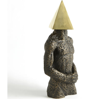 Pyramid Hero by Global Views in bronze. Made from iron, cast iron, brass in a eclectic & global style.
