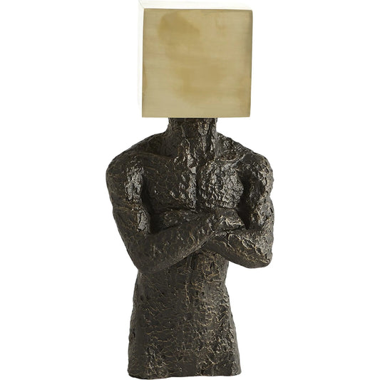 Cube Hero by Global Views in bronze. Made from iron, cast iron, brass in a eclectic & global style.