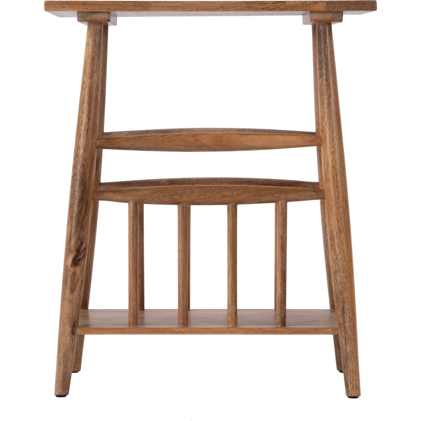 002 SI-2379609 | Additional Silo | Bowen Side Table with Magazine Holder by Butler Specialty Company in natural. Made from mango solids in a transitional style.