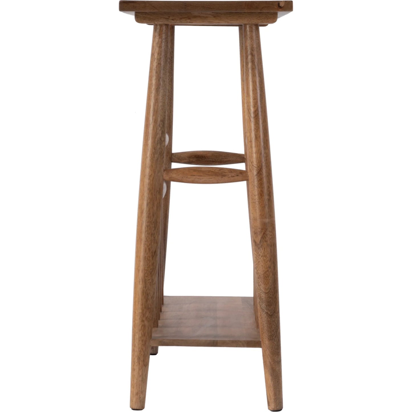 003 SI-2379609 | Additional Silo | Bowen Side Table with Magazine Holder by Butler Specialty Company in natural. Made from mango solids in a transitional style.