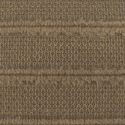 Kitto Pillow by DV Kap Home in mocha. Made from 23% wool, 19% polyester, 18% acrylic, 16% viscose, 16% cotton, 5% polyamide, 3% linen in a unique style.