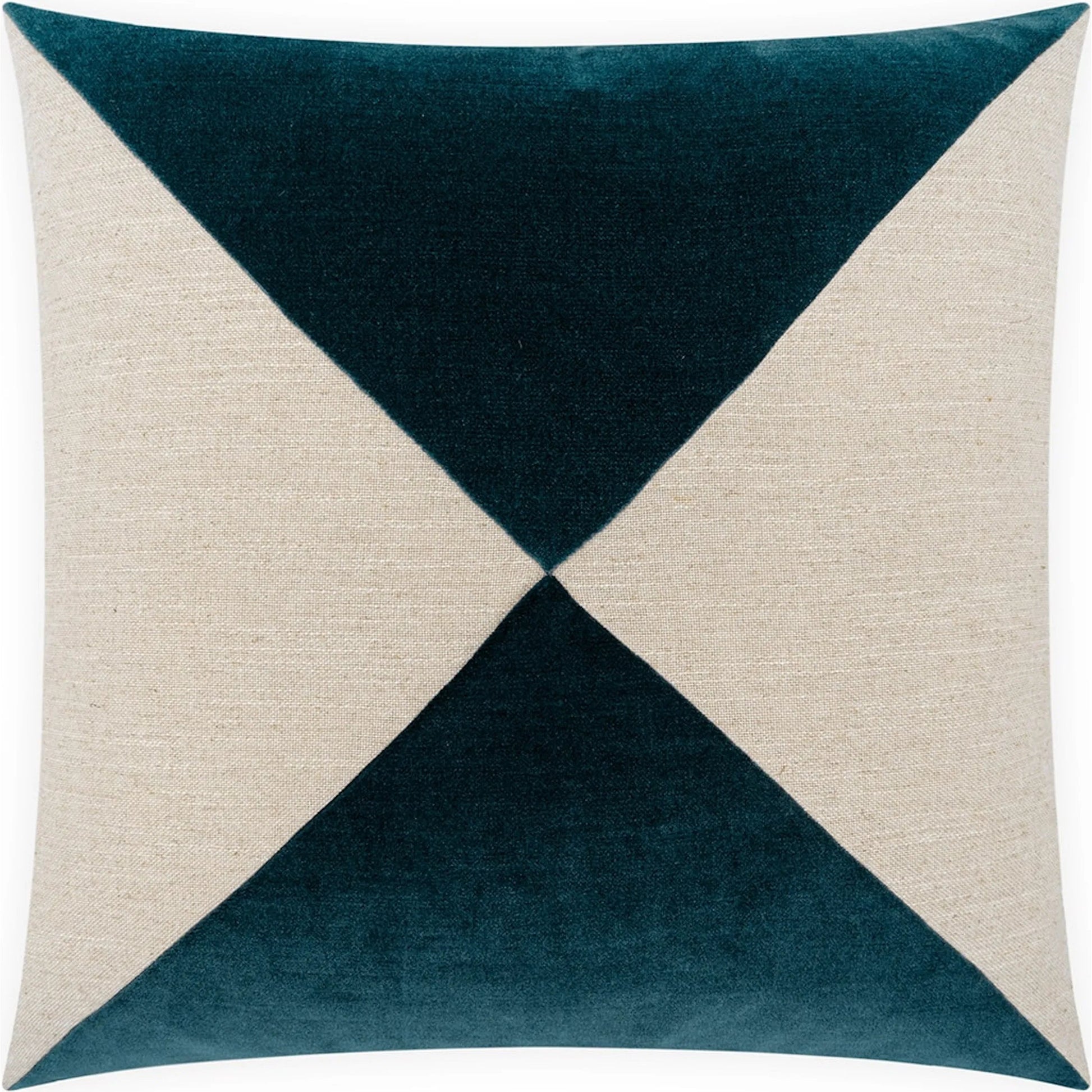 Deveraux Diamond Pillow by DV Kap Home. Made from 100% polyester, 44% viscose, 35% polyester, 21% linen in a unique style.