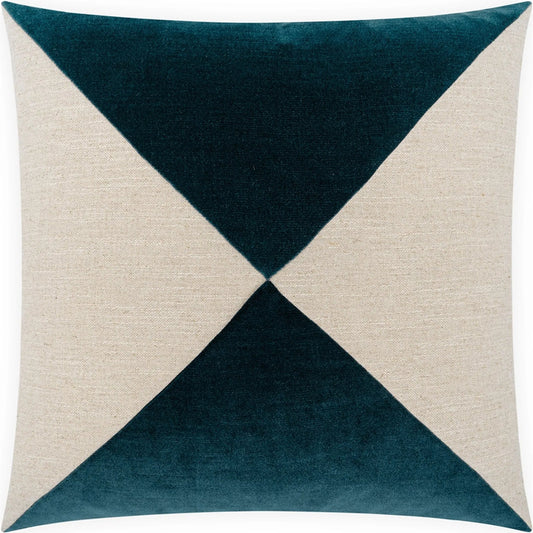 Deveraux Diamond Pillow by DV Kap Home. Made from 100% polyester, 44% viscose, 35% polyester, 21% linen in a unique style.