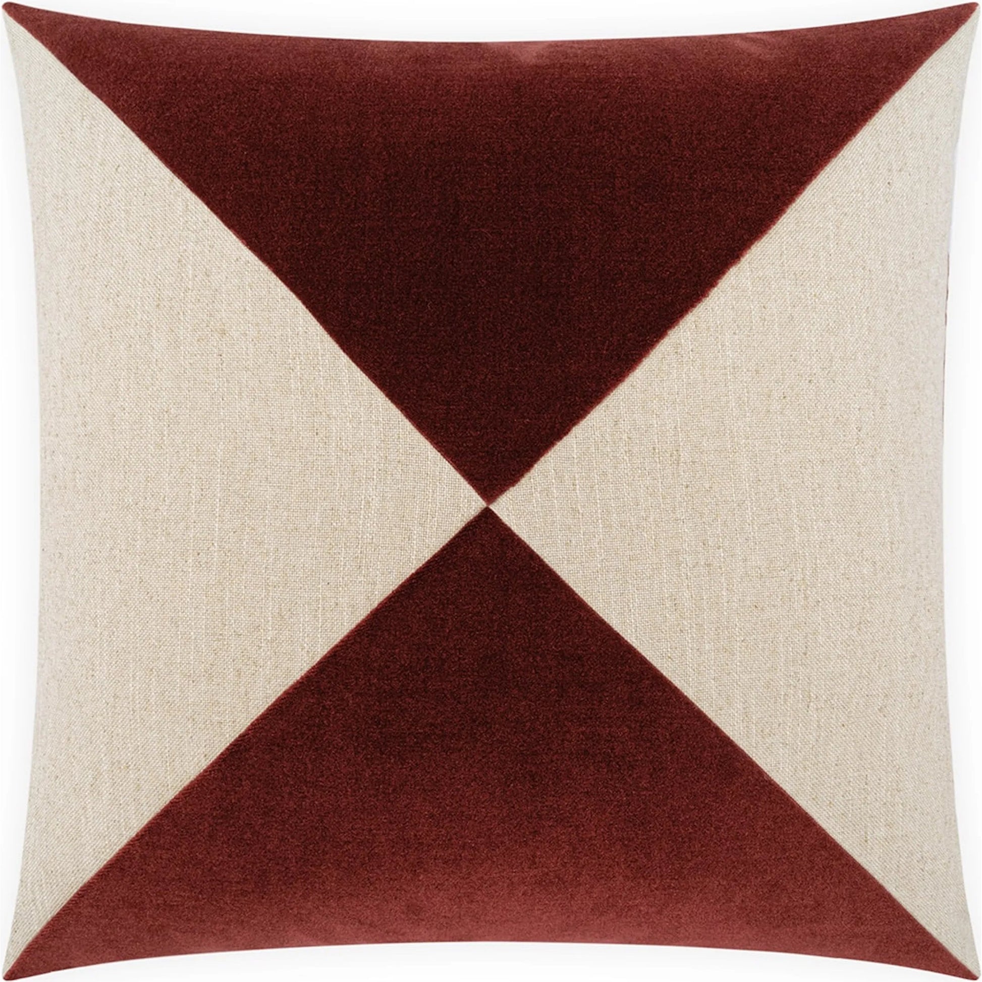 Deveraux Diamond Pillow by DV Kap Home. Made from 100% polyester, 44% viscose, 35% polyester, 21% linen in a unique style.