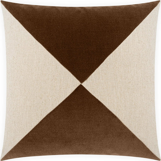 Deveraux Diamond Pillow by DV Kap Home. Made from 100% polyester, 44% viscose, 35% polyester, 21% linen in a unique style.