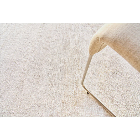 Tangaro 4435 Rug by Exquisite Rugs in light beige. Made from bamboo silk, banana silk in a unique style.