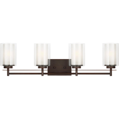 Elmwood Park Four Light Wall / Bath by Visual Comfort & Co.. Made from steel in a modern style.