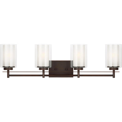 Elmwood Park Four Light Wall / Bath by Visual Comfort & Co.. Made from steel in a modern style.