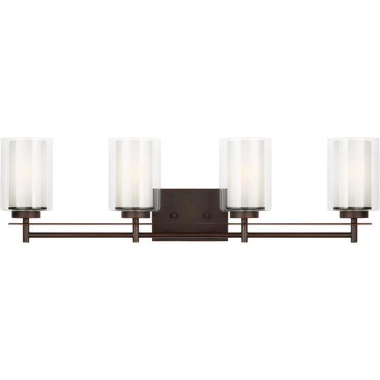 Elmwood Park Four Light Wall / Bath by Visual Comfort & Co.. Made from steel in a modern style.