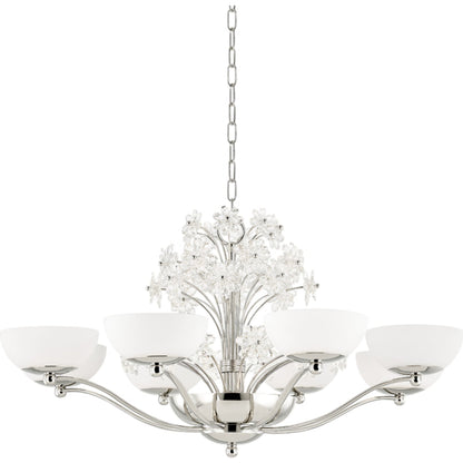 Beaumont Chandelier by Hudson Valley. Made from brass in a transitional style.