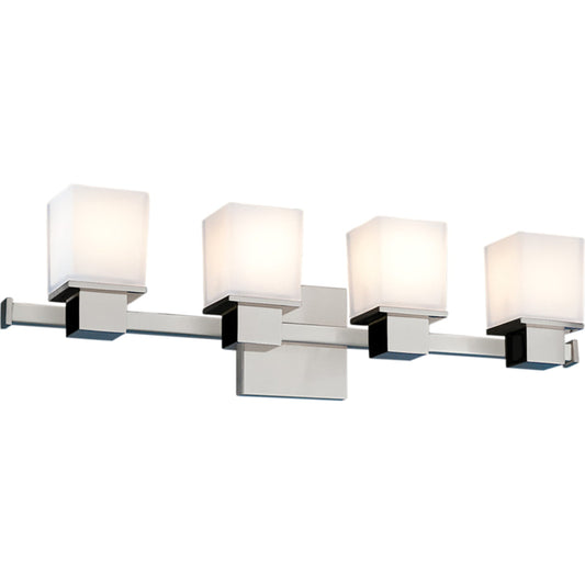 Milford Bath Bracket by Hudson Valley in polished chrome. Made from steel in a modern style.