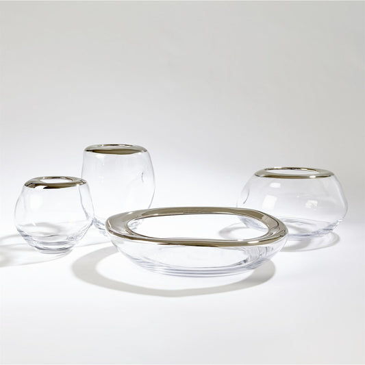 Organic Formed Vase by Global Views. Made from unique in a eclectic & global style.