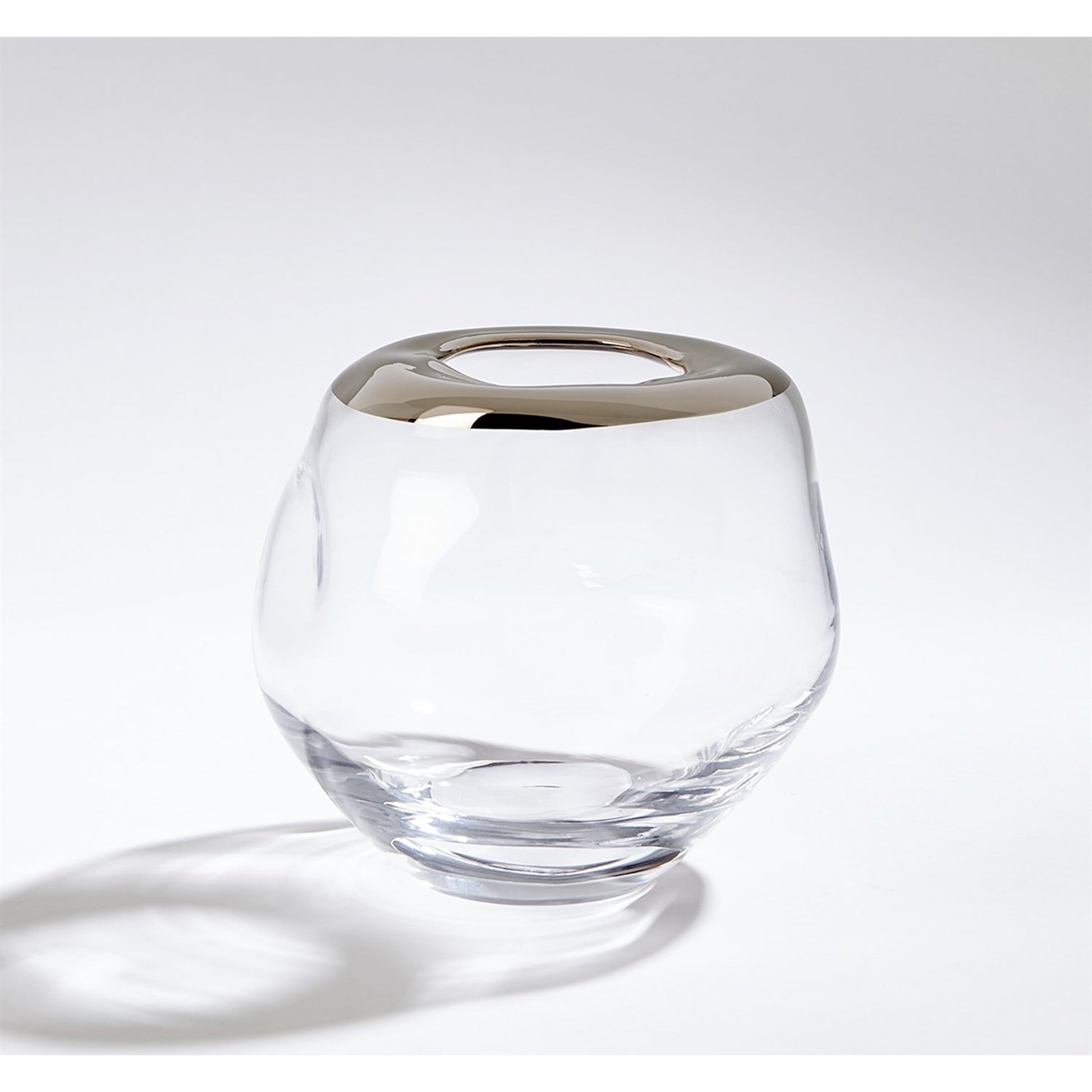 Organic Formed Vase by Global Views. Made from unique in a eclectic & global style.