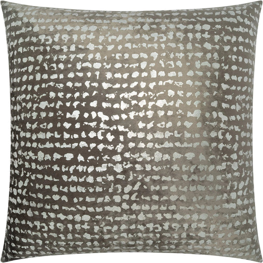 Stealth II Pillow by DV Kap Home in pewter. Made from 100% polyester in a unique style.