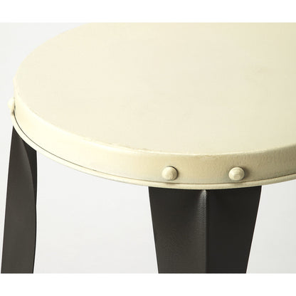Ulrich Bar Stool by Butler Specialty Company in copper and copper backless. Made from iron in a modern style.
