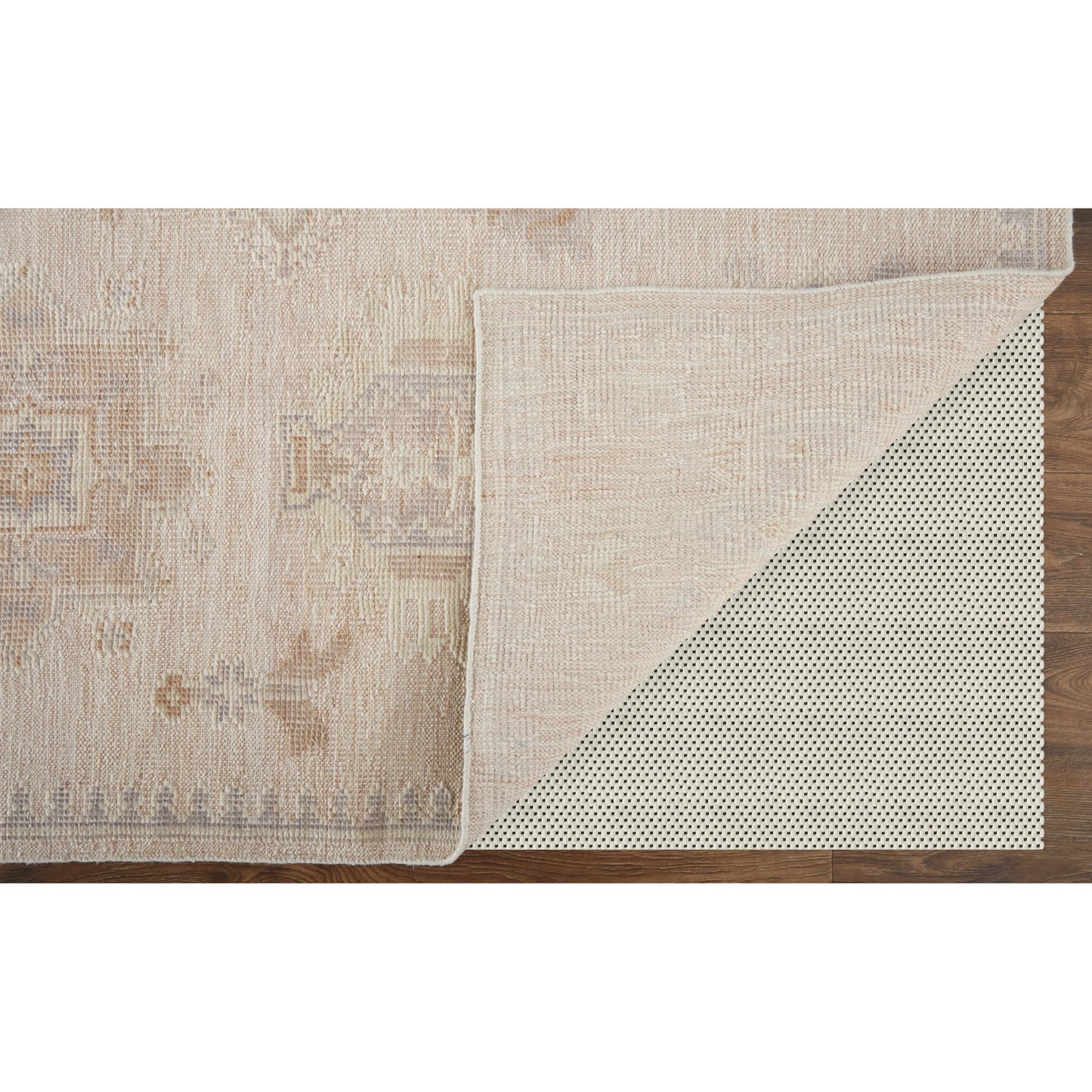 008 SI-1830390,SI-1830391,SI-1830392,SI-1830393,SI-1830394,SI-1830396 | Closeup | Wendover Transitional Oriental Rug - 6858F by Feizy in tan, brown. Made from pet in a unique style.