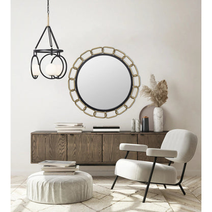Chains of Love Round Wall Mirror by Varaluz. Made from unique in a modern style.