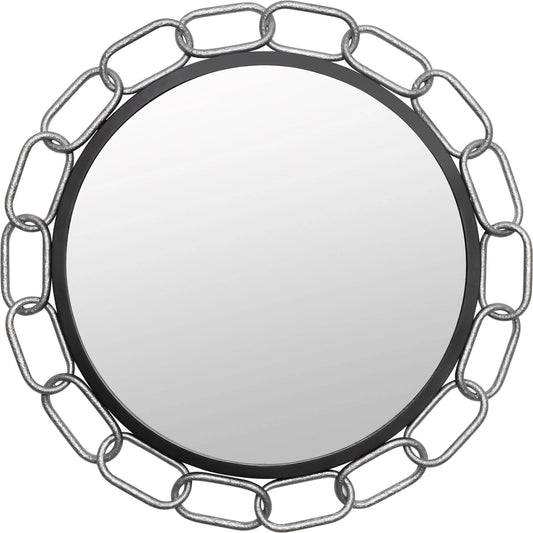Chains of Love Round Wall Mirror by Varaluz. Made from unique in a modern style.