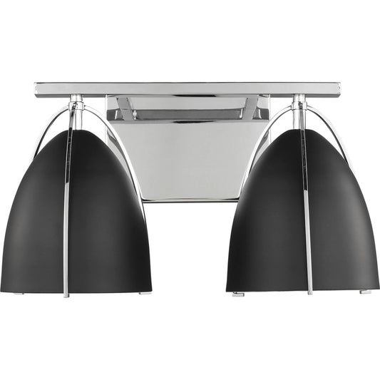 Norman Black Two Light Wall / Bath by Visual Comfort & Co.. Made from steel in a unique style.