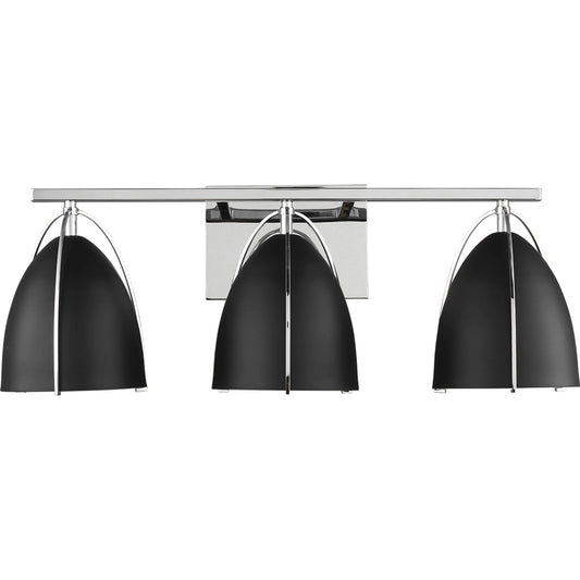 Norman Black Three Light Wall / Bath by Visual Comfort & Co.. Made from steel in a unique style.