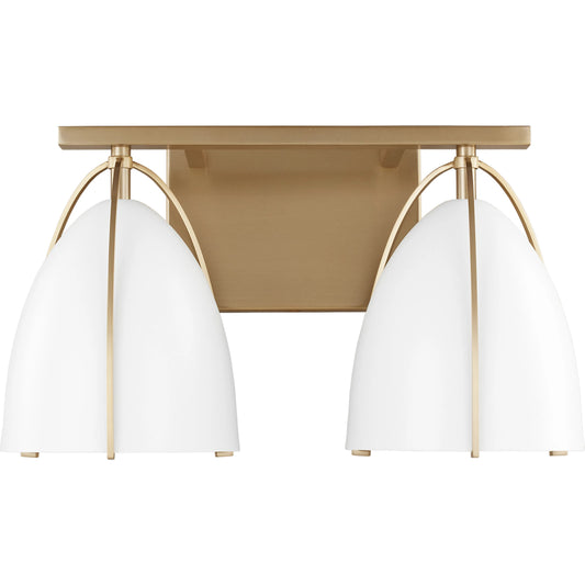 Norman White Two Light Wall / Bath by Visual Comfort & Co.. Made from steel in a unique style.