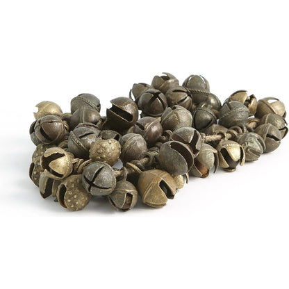 Brass Bell Cluster by Global Views. Made from brass, jute in a rustic style.