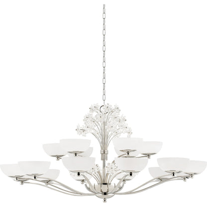 Beaumont Chandelier by Hudson Valley. Made from brass in a transitional style.