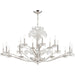 Beaumont Chandelier by Hudson Valley. Made from brass in a transitional style.