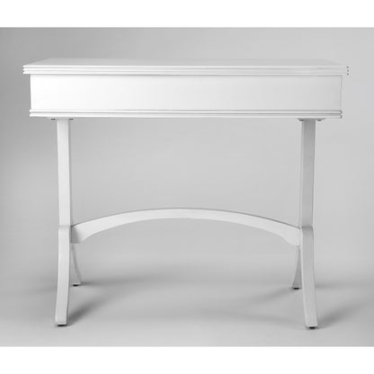 Alta Writing Desk by Butler Specialty Company. Made from acacia, pine wood solids, cherry veneer, mdf, antique brass hardware, metal drawer glides in a traditional style.