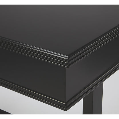 Alta Writing Desk by Butler Specialty Company. Made from acacia, pine wood solids, cherry veneer, mdf, antique brass hardware, metal drawer glides in a traditional style.