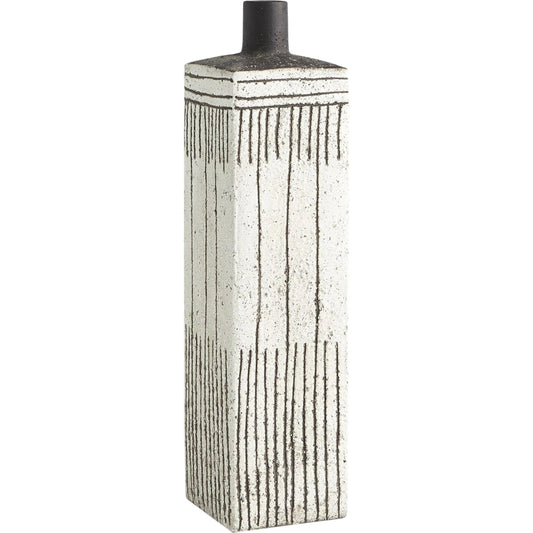 Graffiti Square Vase by Global Views. Made from earthenware in a eclectic & global style.