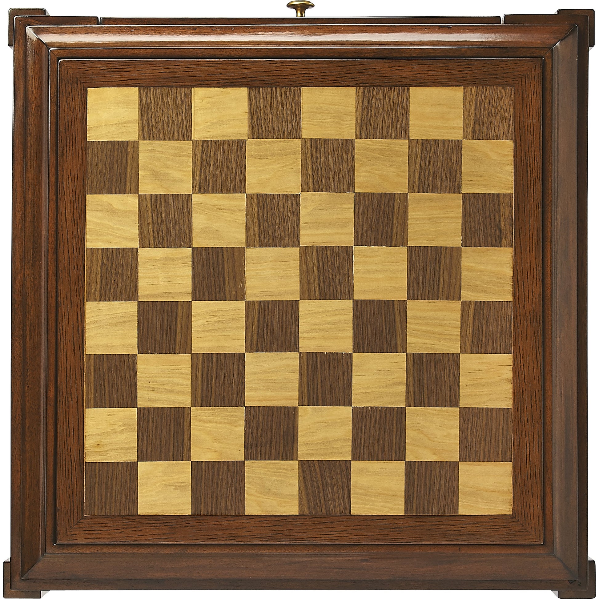 Adrian Antique Cherry Game Table by Butler Specialty Company in medium brown and antique cherry. Made from mahogany wood solids, walnut, ash veneers in a traditional style.
